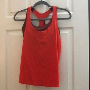 NWT!  Athlete 2 in 1 support top.